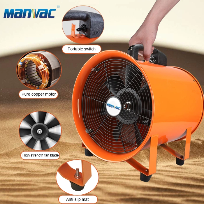 Axial Fan 220V Ventilation Air Circulation Exhaust Vertical Electric Fan