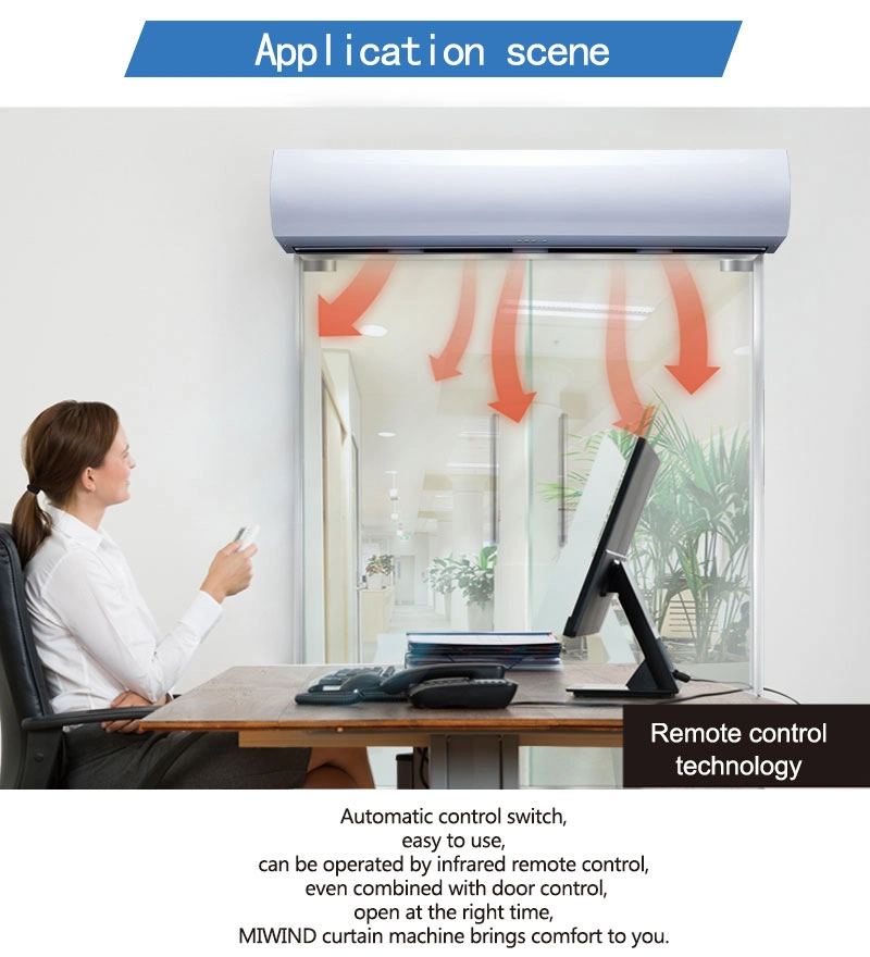 Centrifugal Series Cross Flow Air Curtain with Switch Control or Remote Control